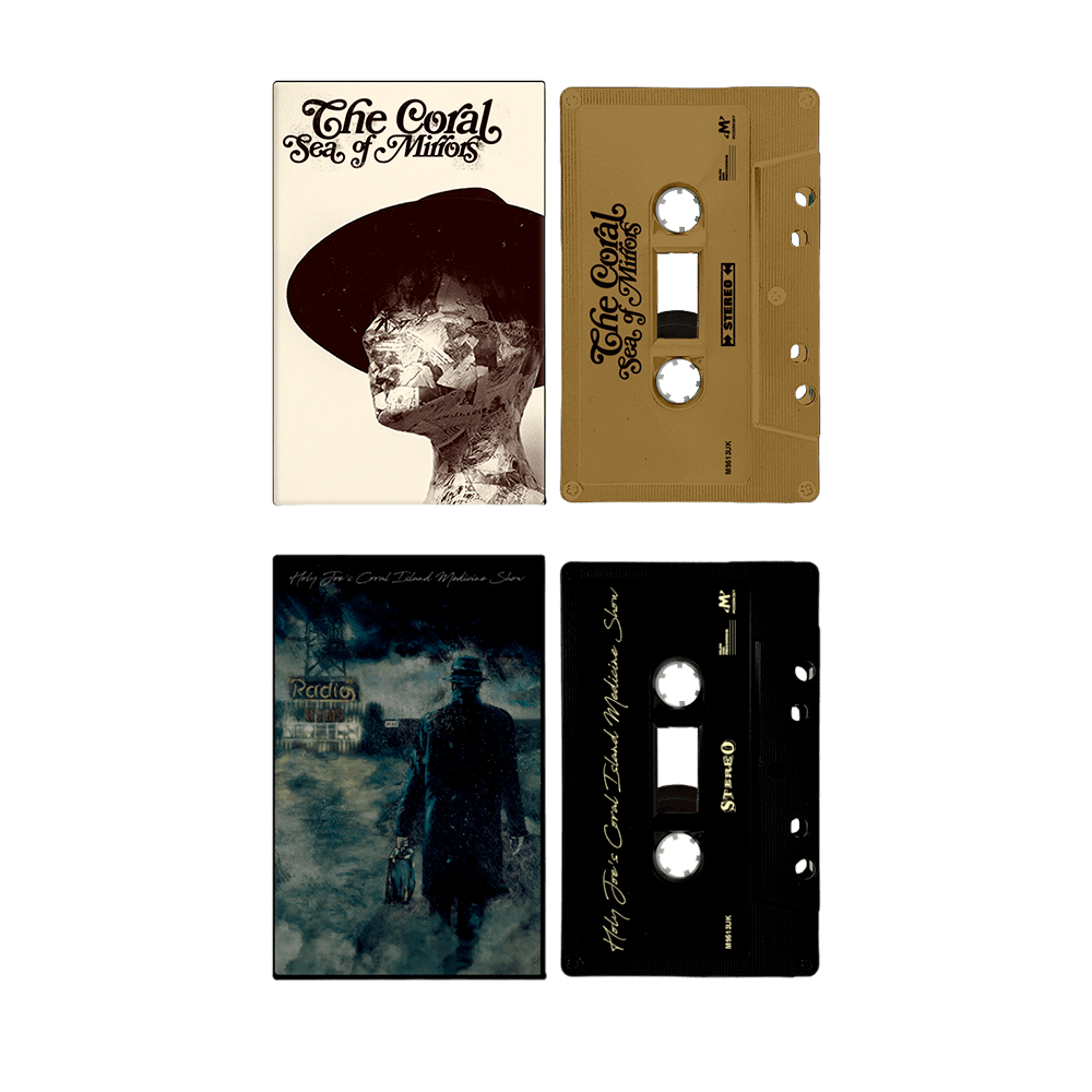 Sea Of Mirrors Cassette + Holy Joe's Coral Island Medicine Show Cassette by The Coral