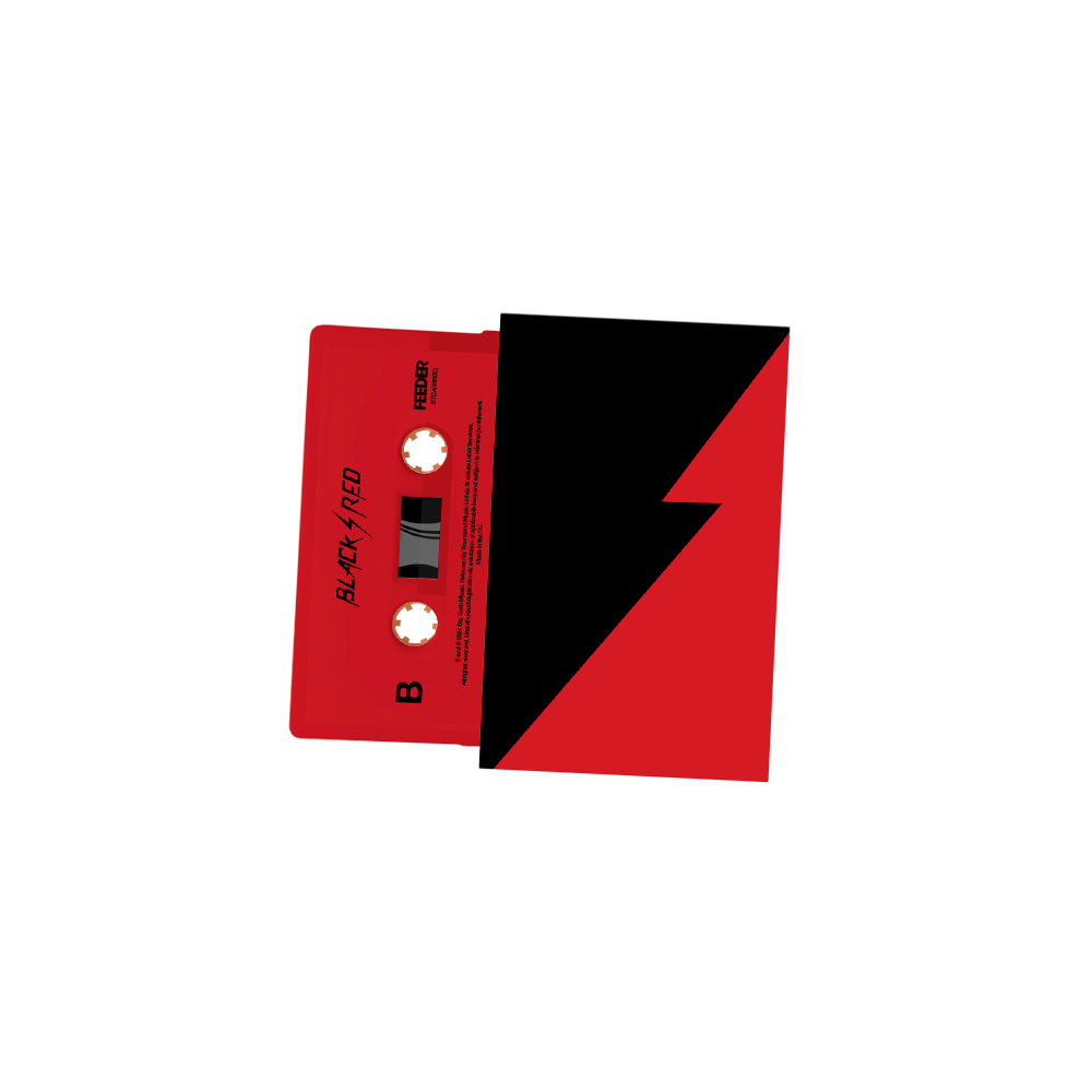 Black / Red Red Cassette by Feeder