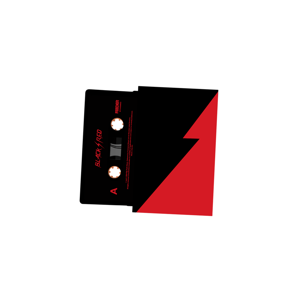 Black / Red Black Cassette by Feeder