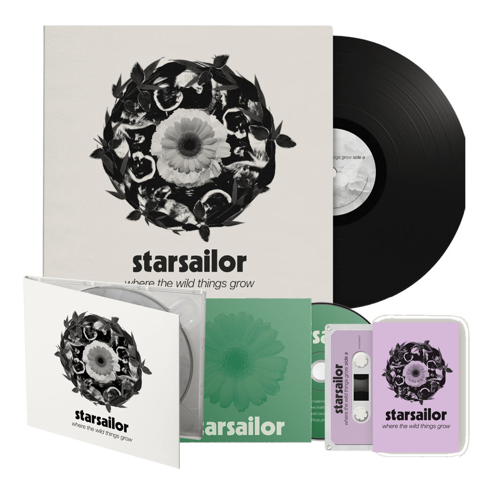 Where The Wild Things Grow Lily Edition Black Heavyweight Vinyl + CD + Lilac Cassette by Starsailor