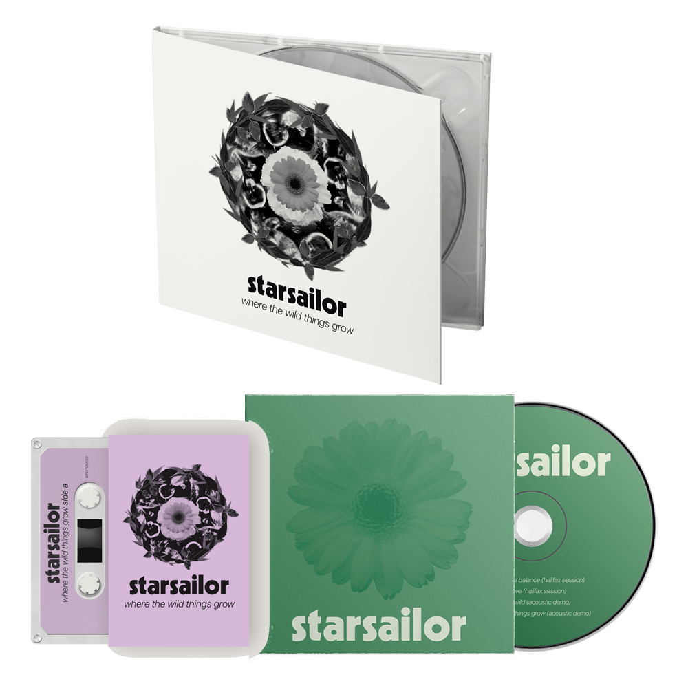 Where The Wild Things Grow CD + Lilac Cassette by Starsailor