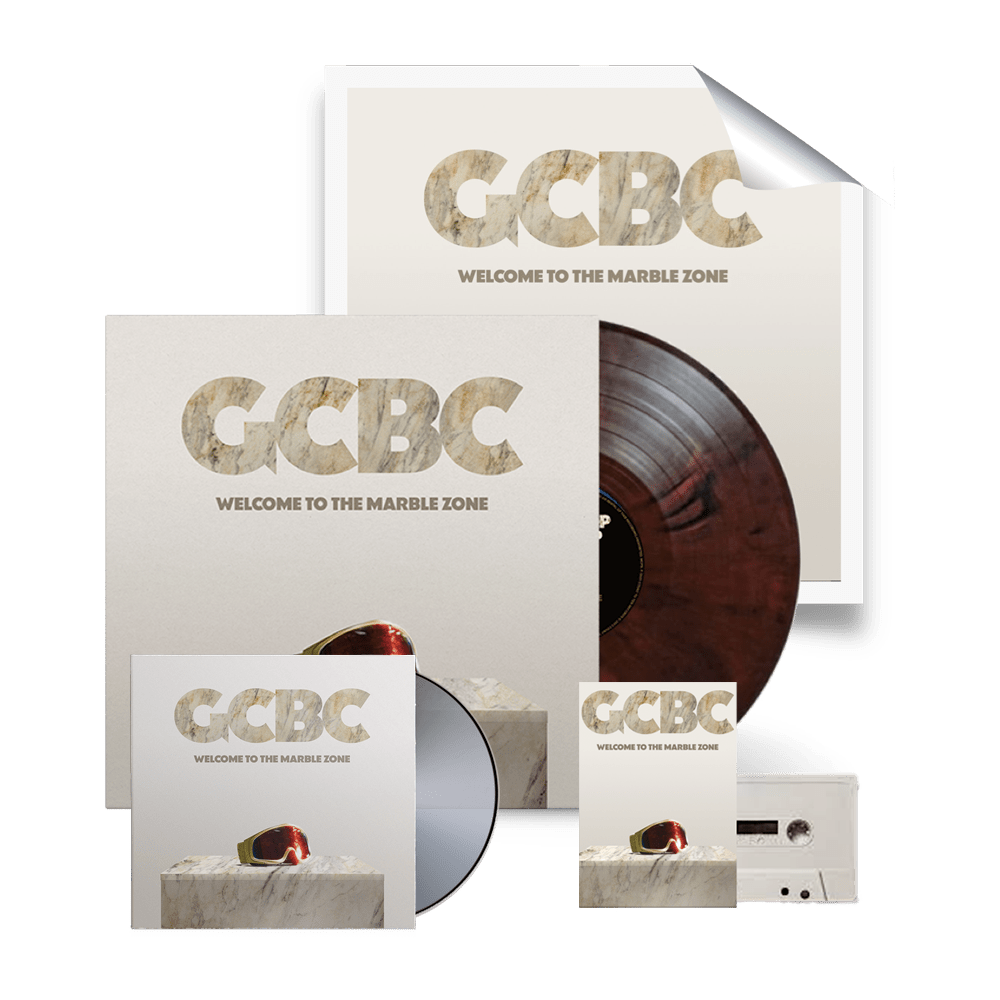 Welcome to the Marble Zone Signed Red Marble Vinyl + Signed CD + White Cassette by Good Cop Bad Cop