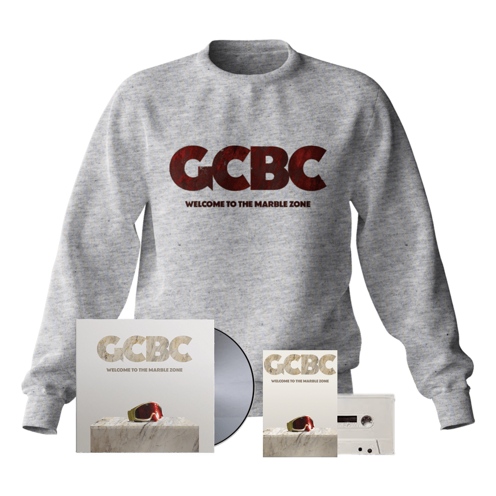 Welcome to the Marble Zone Signed CD + White Cassette + Welcome To The Marble Zone Sweatshirt by Good Cop Bad Cop