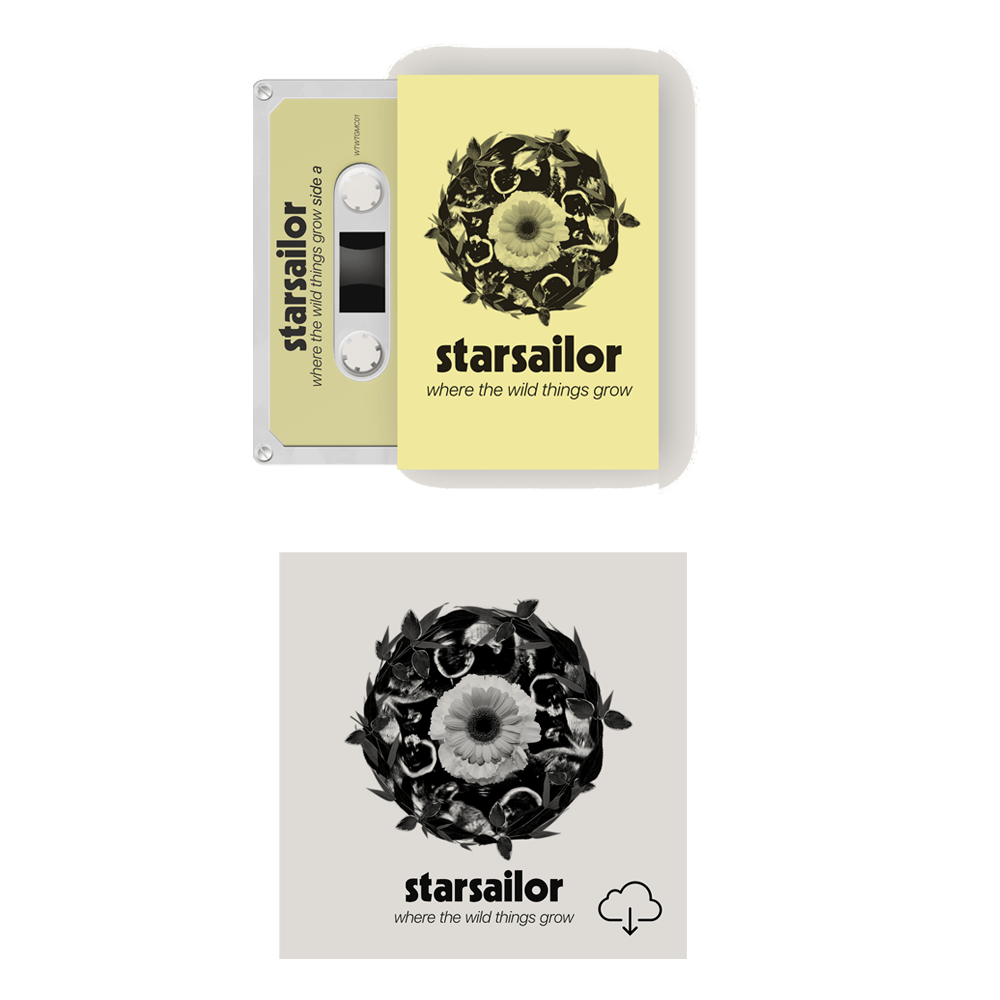 Where The Wild Things Grow Sunflower Cassette + Deluxe Digital by Starsailor