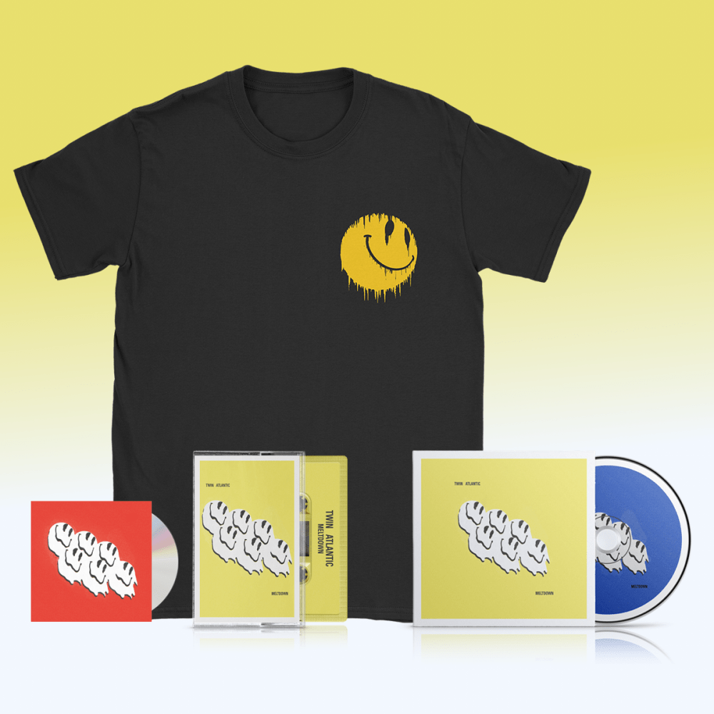 Meltdown CD (Signed) + Cassette + T-Shirt [Inc Bonus CD] by Twin Atlantic