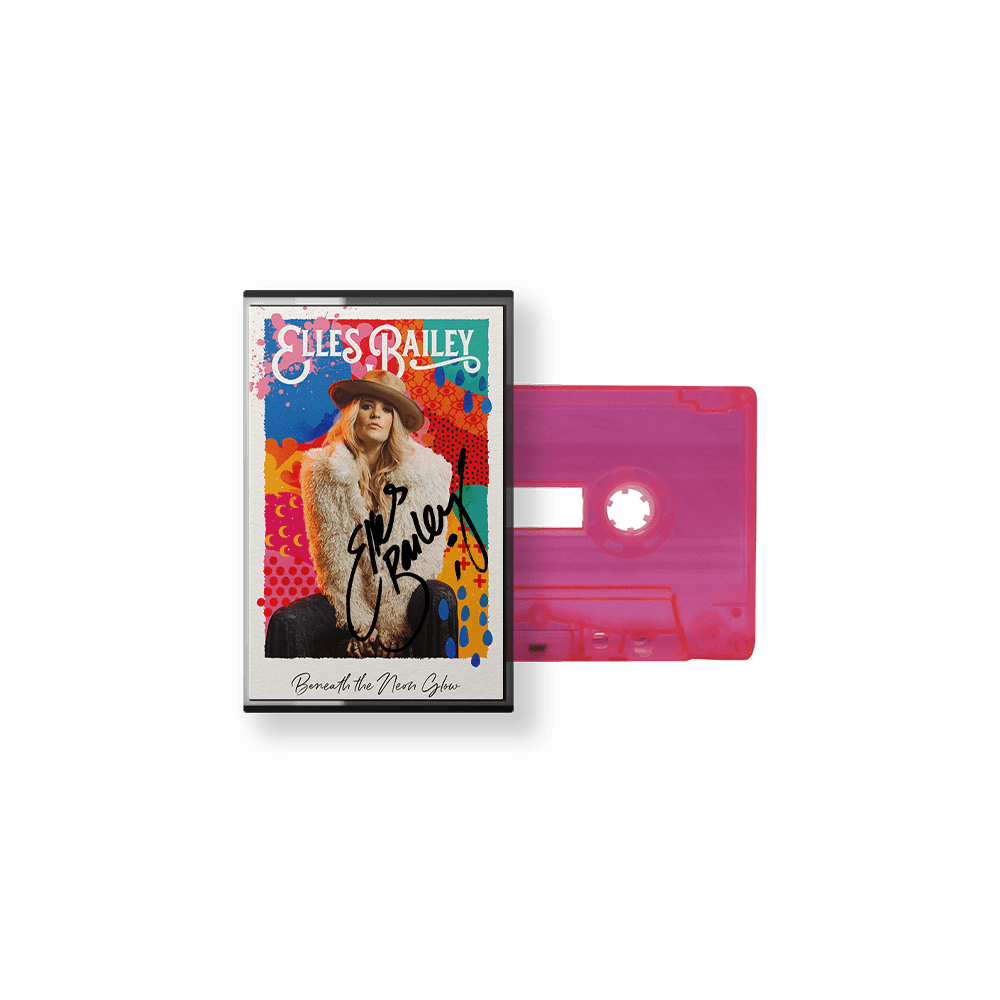 Beneath The Neon Glow (Signed) Cassette by Elles Bailey