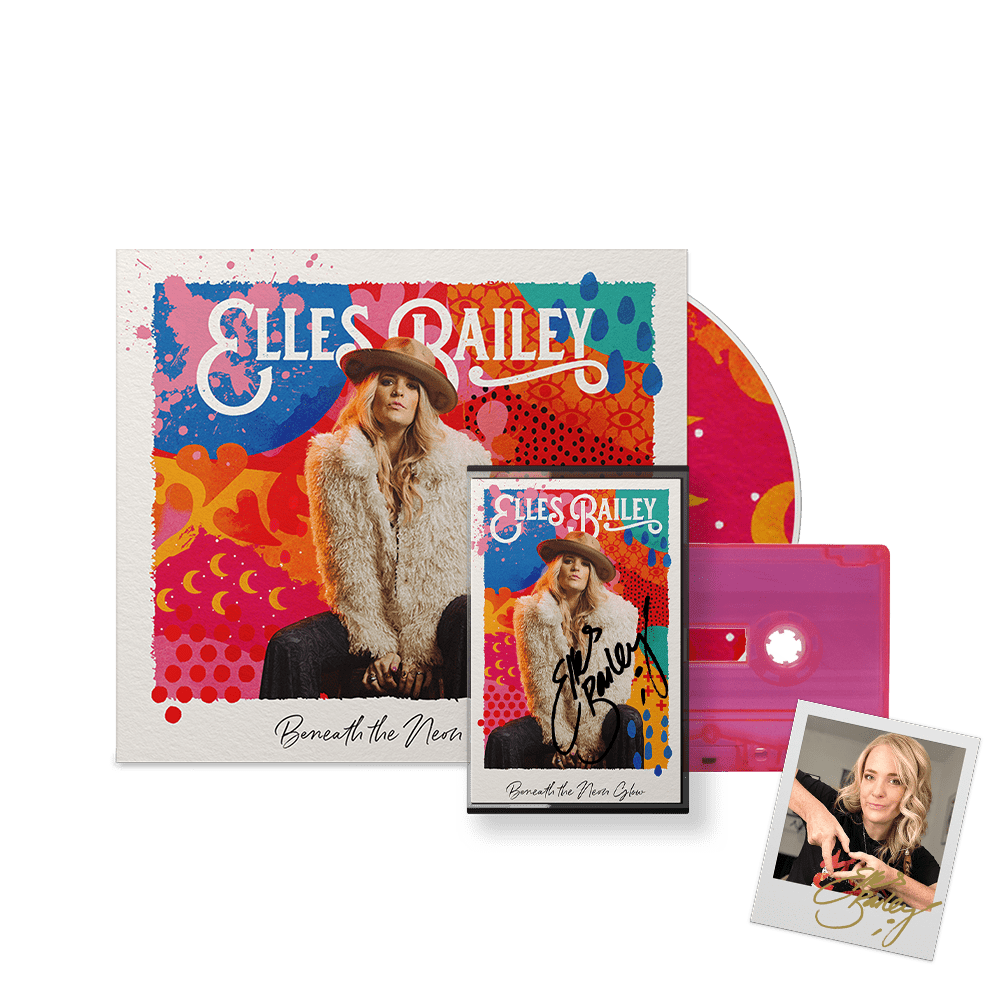 Beneath The Neon Glow CD + Signed Cassette by Elles Bailey