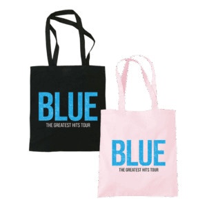 Glitter Logo Tote Bag (Choice of Colour) by Blue