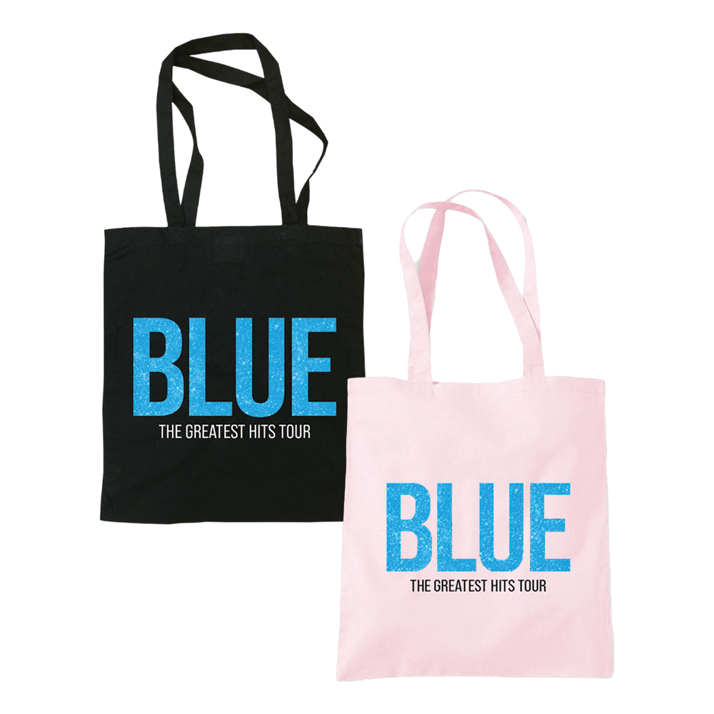 Glitter Logo Tote Bag (Choice of Colour) by Blue
