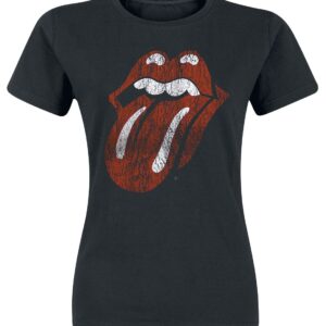 The Rolling Stones T-Shirt Classic Tongue S to XXL for Women black