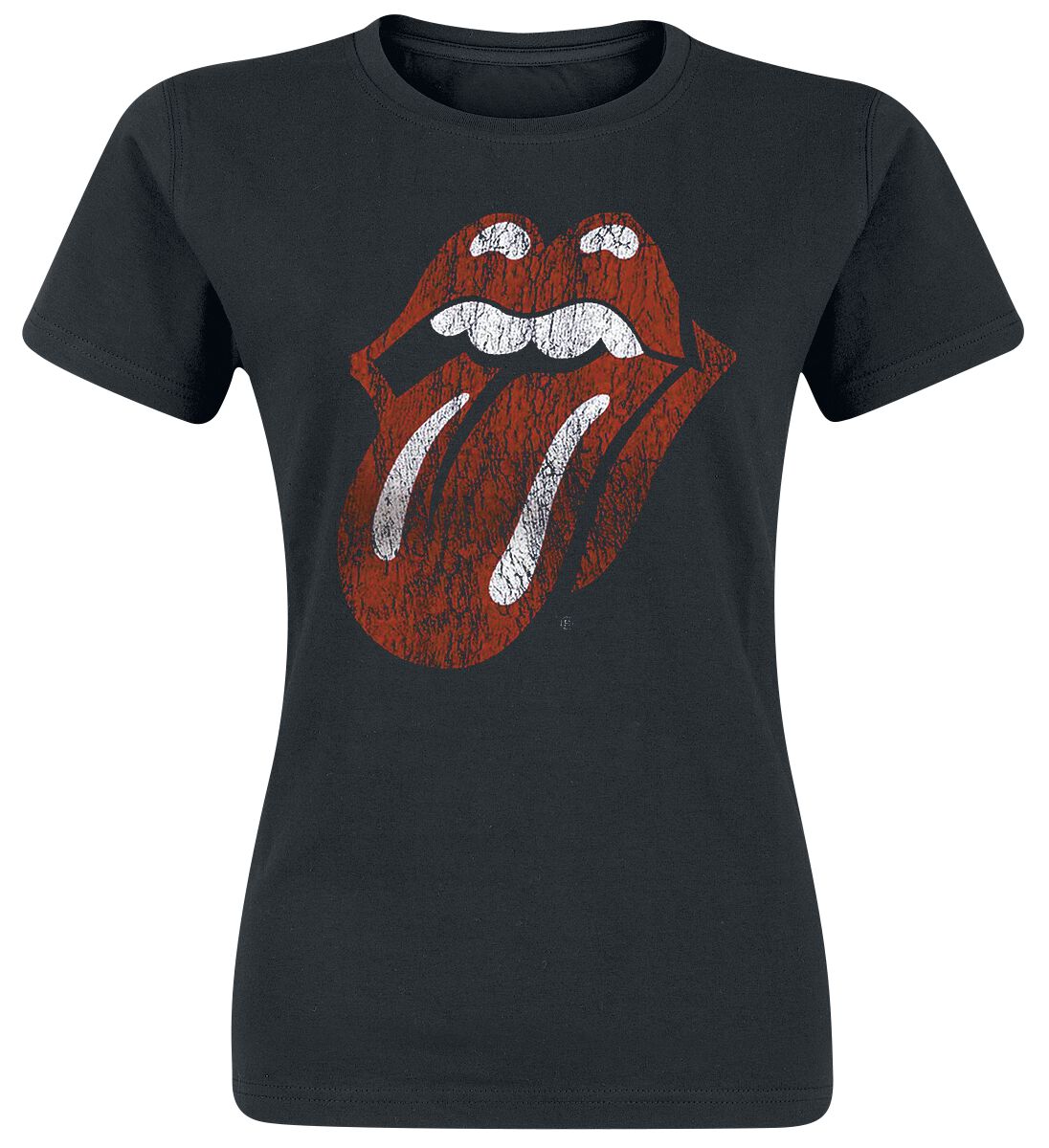 The Rolling Stones T-Shirt Classic Tongue S to XXL for Women black
