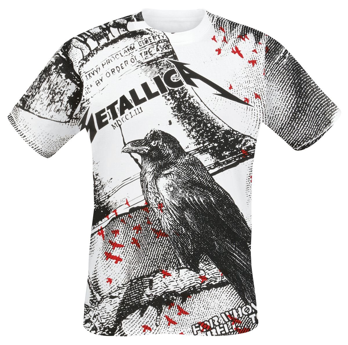 Metallica T-Shirt Bell Tolls S to XXL for Men white
