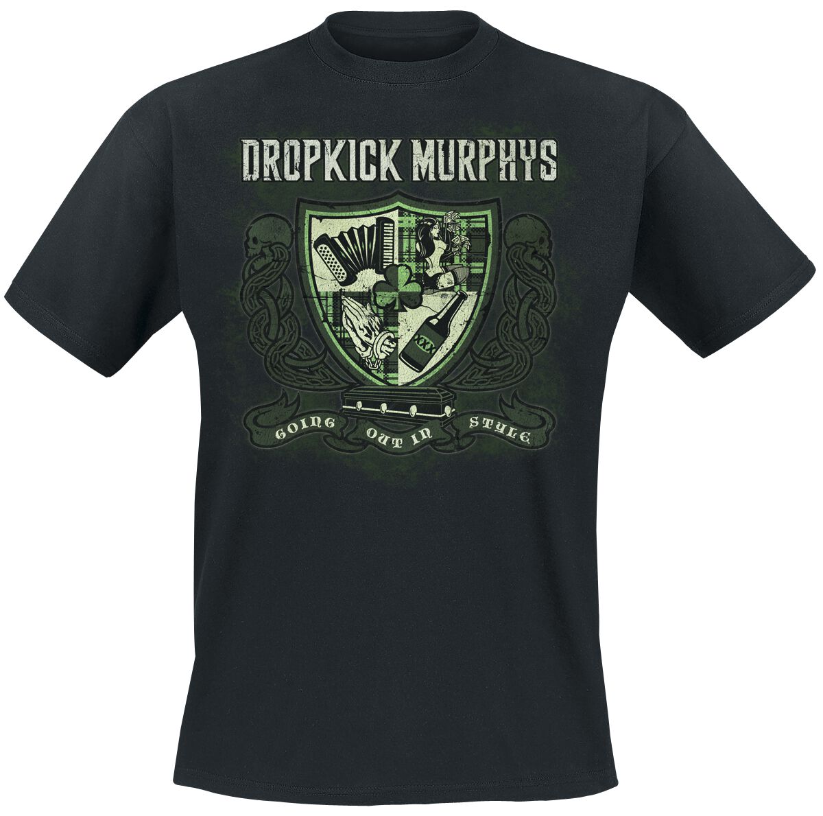 Dropkick Murphys T-Shirt Going out in style S to XXL for Men black