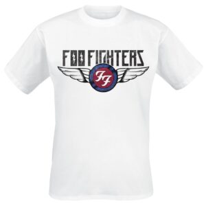 Foo Fighters T-Shirt Flash Wings S to XXL for Men white