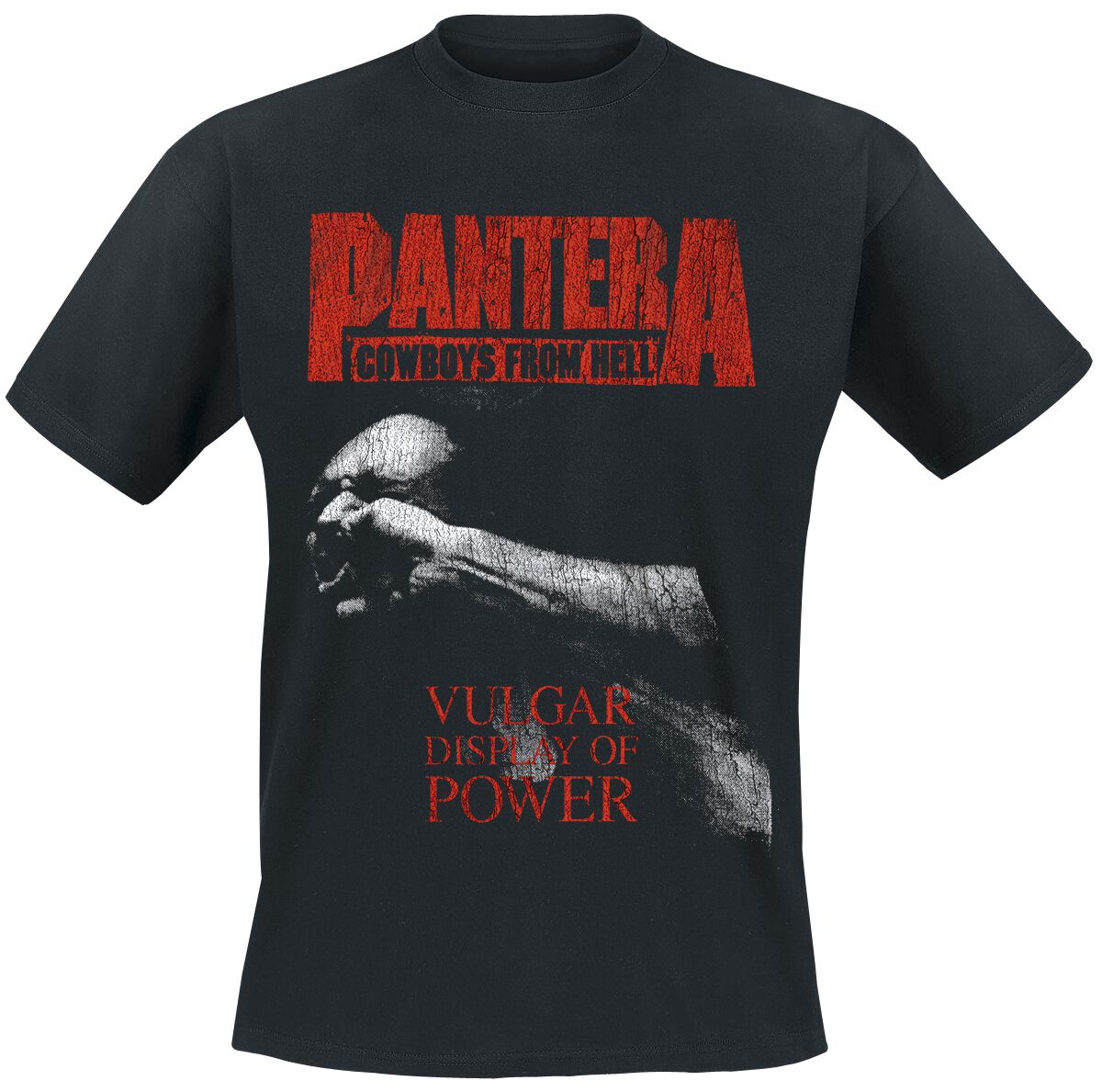 Pantera T-Shirt Vulgar Display Of Power S to XXL for Men black