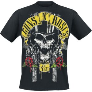 Guns N' Roses T-Shirt Top Hat S to 5XL black