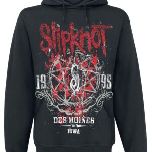 Slipknot Hoodie Iowa Star S to XXL for Men black