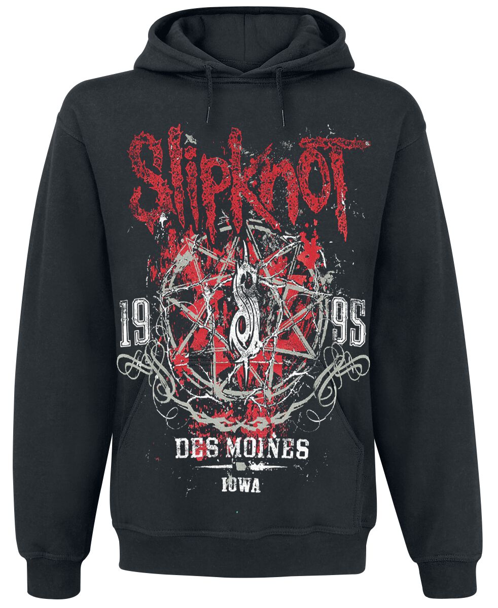 Slipknot Hoodie Iowa Star S to XXL for Men black