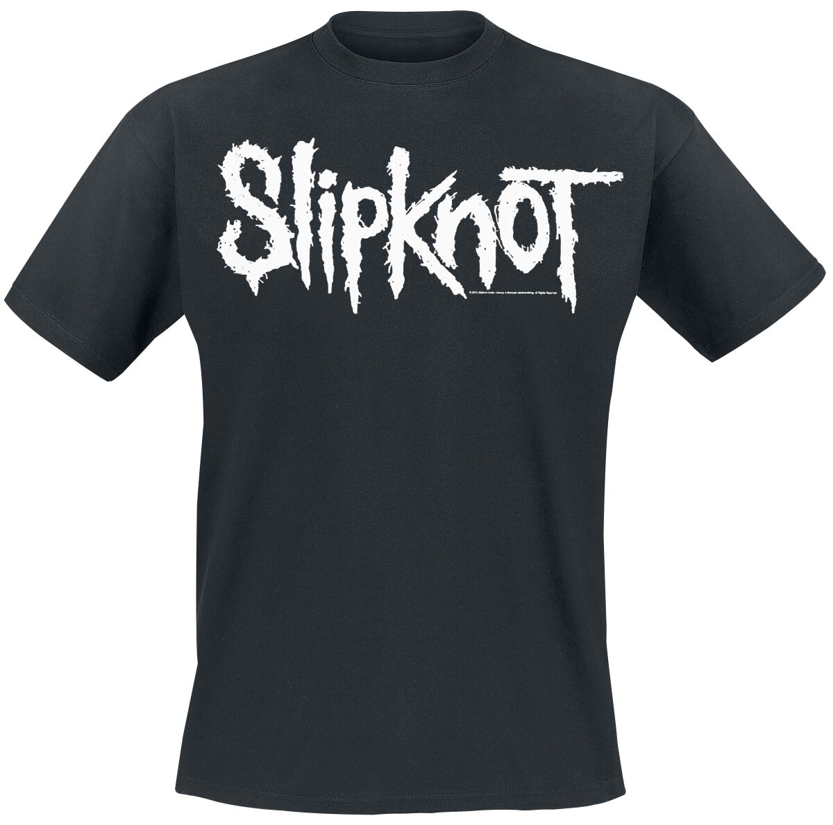Slipknot T-Shirt White Logo S to 5XL for Men black