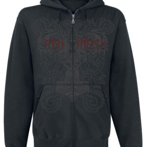 Amon Amarth Hoodie Jacket Viking Horde M to XXL for Men black
