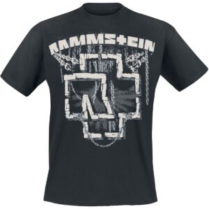 Rammstein T-Shirt In Ketten M to 3XL for Men black