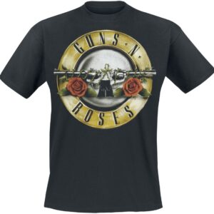 Guns N' Roses T-Shirt Distressed Bullet S to 4XL black
