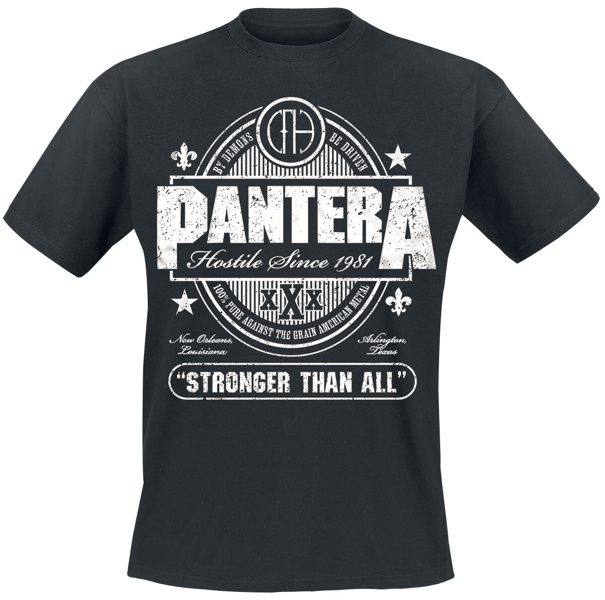 Pantera T-Shirt Stronger Than All M to 3XL for Men black