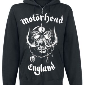 Motorhead Hoodie Jacket England S to L for Men black