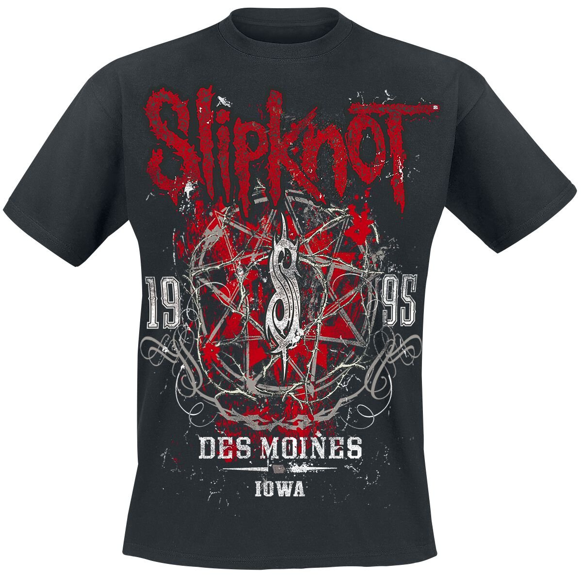Slipknot T-Shirt Iowa Star S to 5XL for Men black