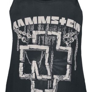 Rammstein Top In Ketten S to L for Women black