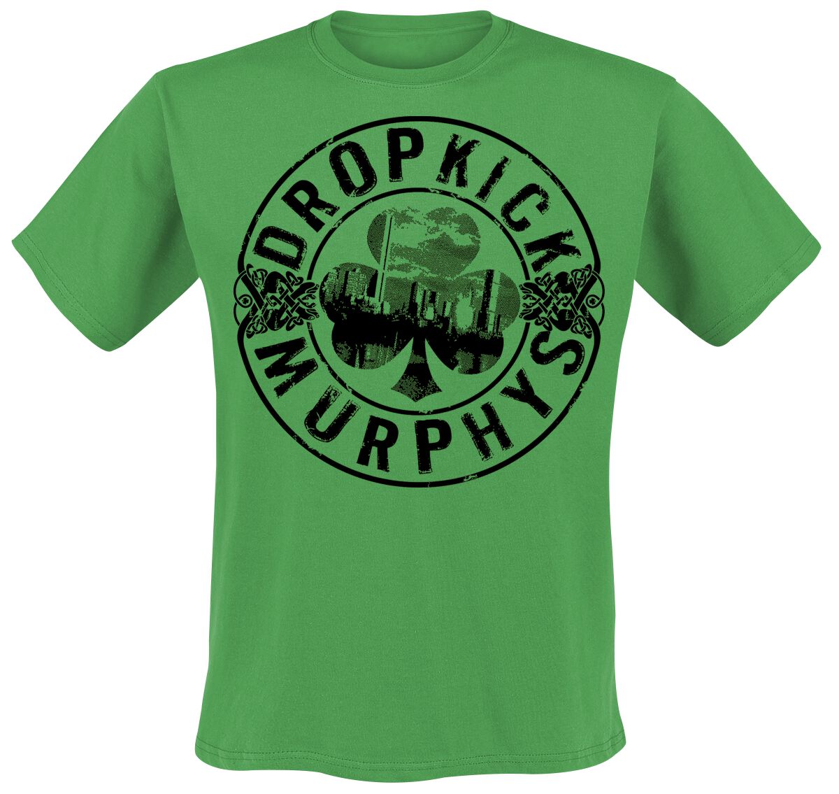 Dropkick Murphys T-Shirt Boot M to XXL for Men green