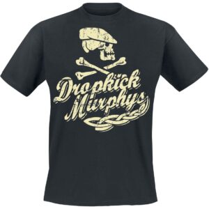Dropkick Murphys T-Shirt Scally Skull Ship M to 5XL for Men black