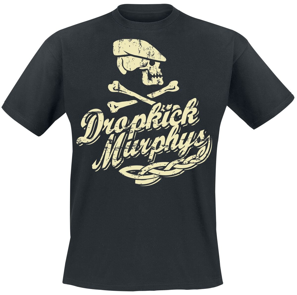 Dropkick Murphys T-Shirt Scally Skull Ship M to 5XL for Men black