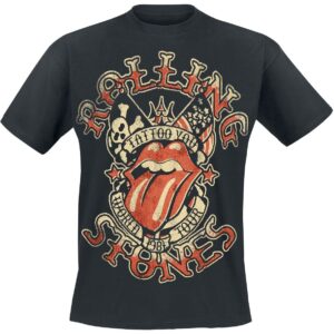 The Rolling Stones T-Shirt Tattoo You Tour M to 3XL for Men black