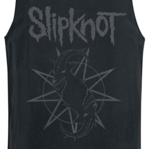 Slipknot Tanktop Goat Star Logo S to XXL for Men black