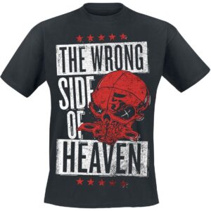Five Finger Death Punch T-Shirt The Wrong Side Of Heaven The Righteous Side Of Hell S to XXL for Men black