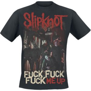 Slipknot T-Shirt Fuck Me Up S to 5XL for Men black