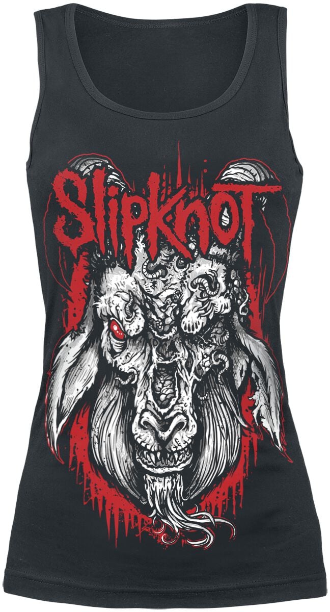 Slipknot Top Rotting Goat S to XXL for Women black