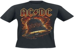 AC/DC T-Shirt Hells Bells Burning S to 5XL for Men black
