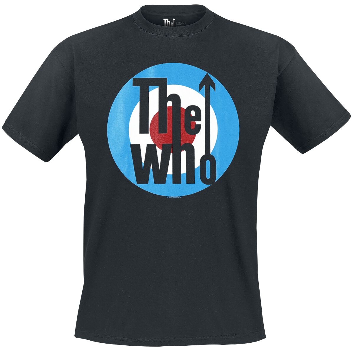 The Who T-Shirt Classic Logo M to XXL for Men black