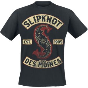 Slipknot T-Shirt Iowa Des Moines S to 3XL for Men black