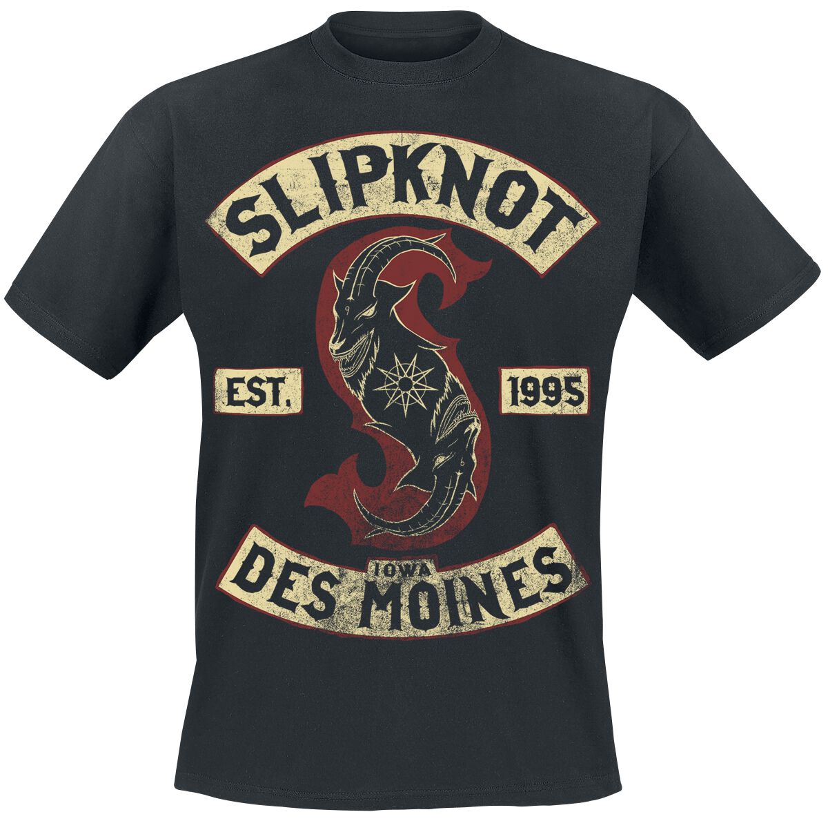 Slipknot T-Shirt Iowa Des Moines S to 3XL for Men black