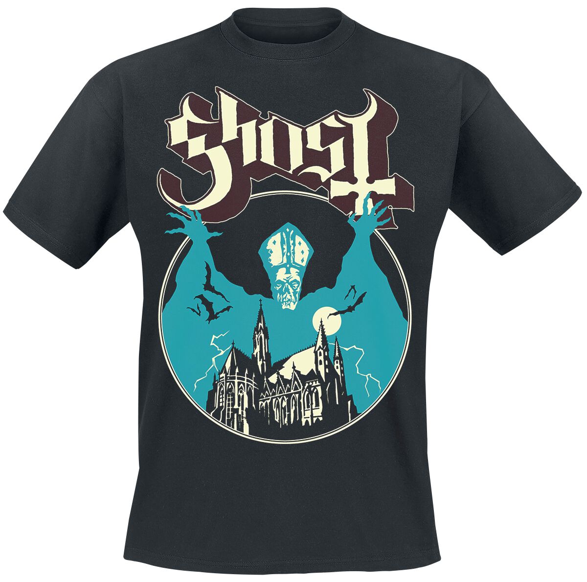 Ghost T-Shirt Opus S to XXL for Men black