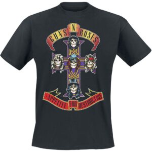 Guns N' Roses T-Shirt Appetite For Destruction Cover S to 4XL black