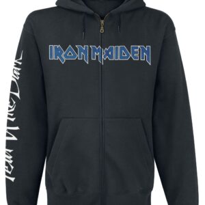 Iron Maiden Hoodie Jacket Fear Of The Dark S to XL for Men black