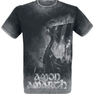 Amon Amarth T-Shirt One Thousand Burning Arrows M to 4XL for Men charcoal