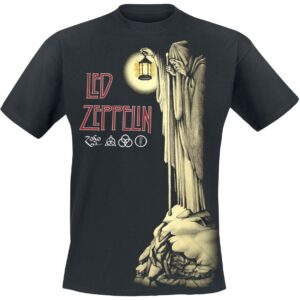 Led Zeppelin T-Shirt Hermit M to XXL for Men black