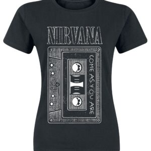 Nirvana T-Shirt As You Are Tape S to XL for Women black