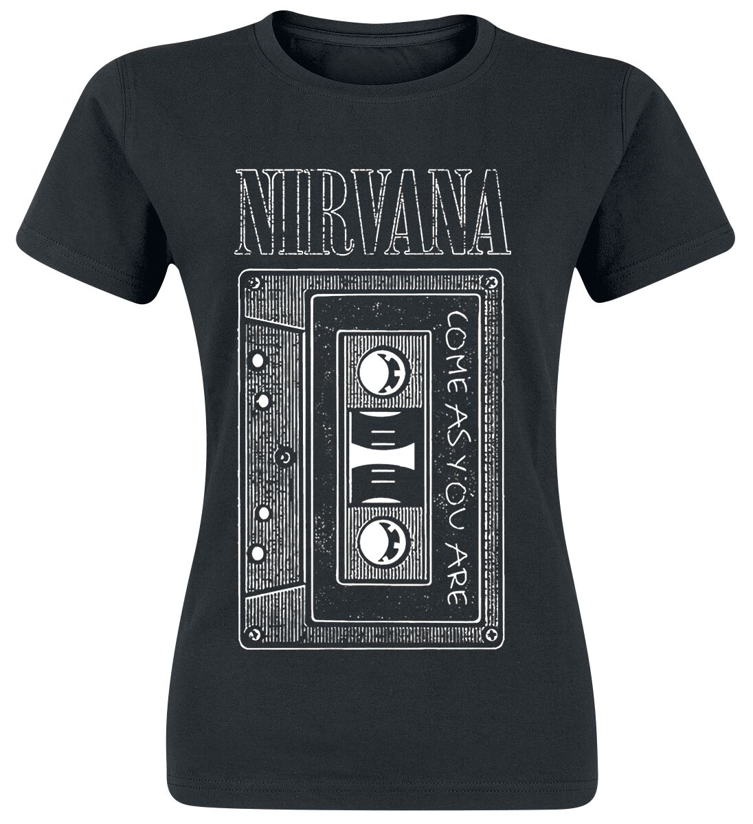 Nirvana T-Shirt As You Are Tape S to XL for Women black