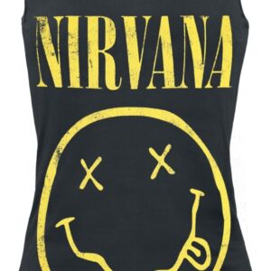 Nirvana Top Logo S to XL for Women black